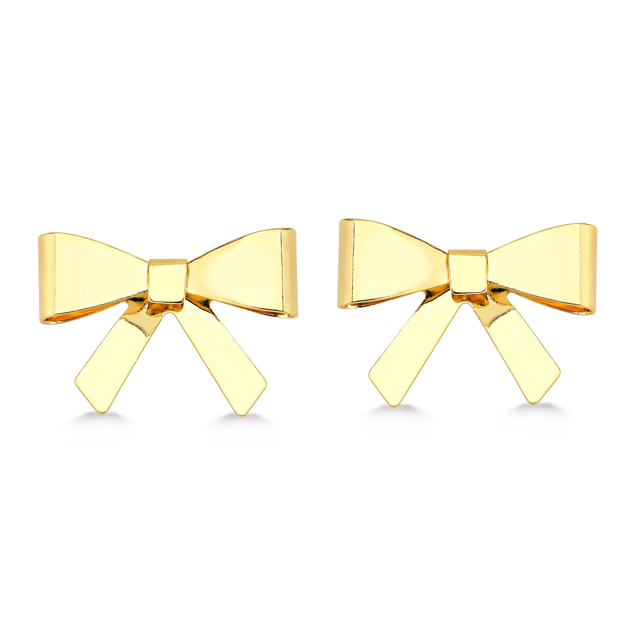 BRINCO LAÇO FOLHEADO A OURO 18K