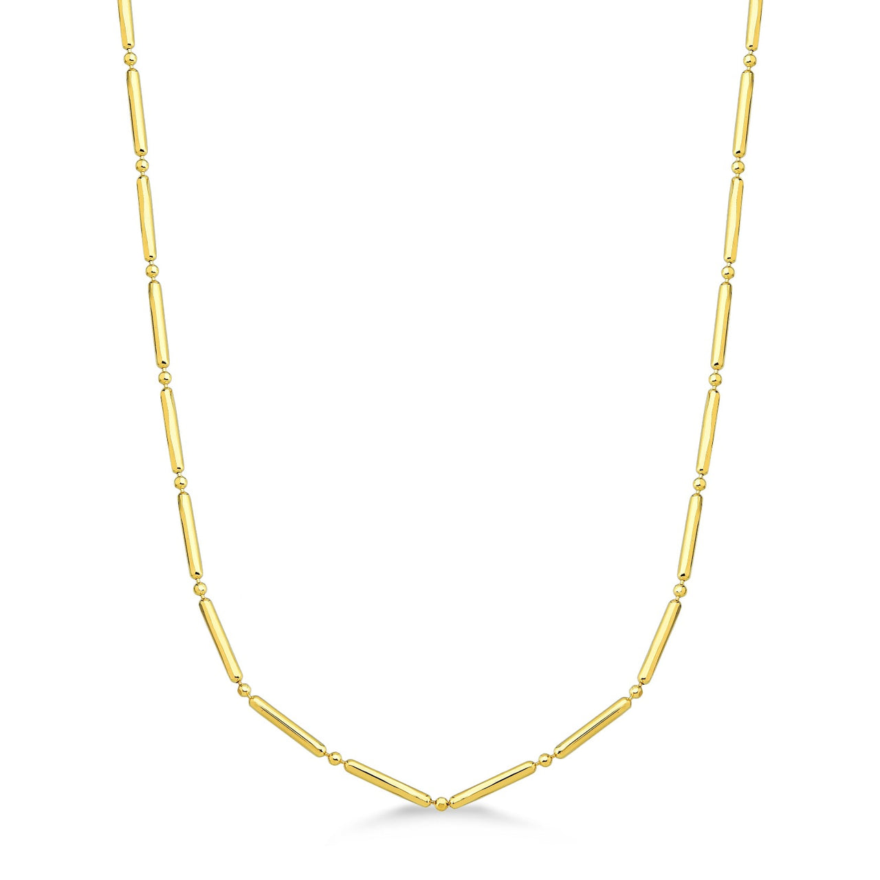 CHOKER PALITINHO E MINI BOLAS LISAS FOLHEADO A OURO 18K