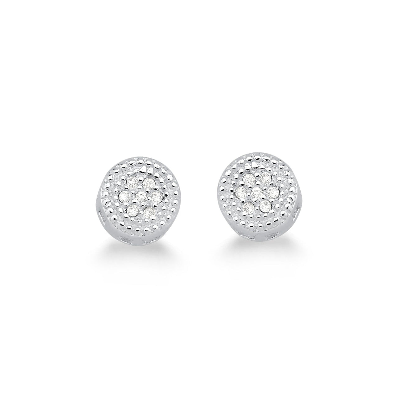 BRINCO DE PRATA 925 PONTO DE LUZ MICRO ZIRCONIA