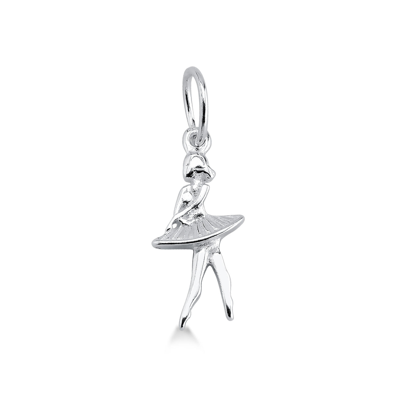 PINGENTE DE PRATA BAILARINA DELICADA