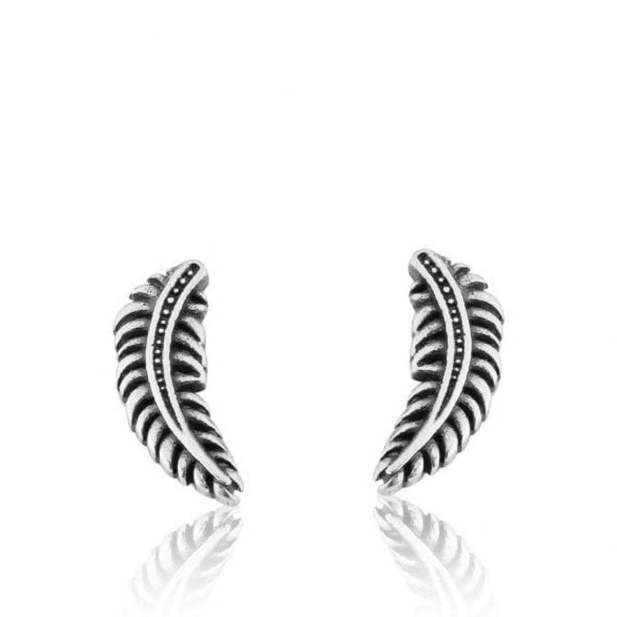 BRINCO DE PRATA ENVELHECIDA EAR CUFF DE FOLHAS