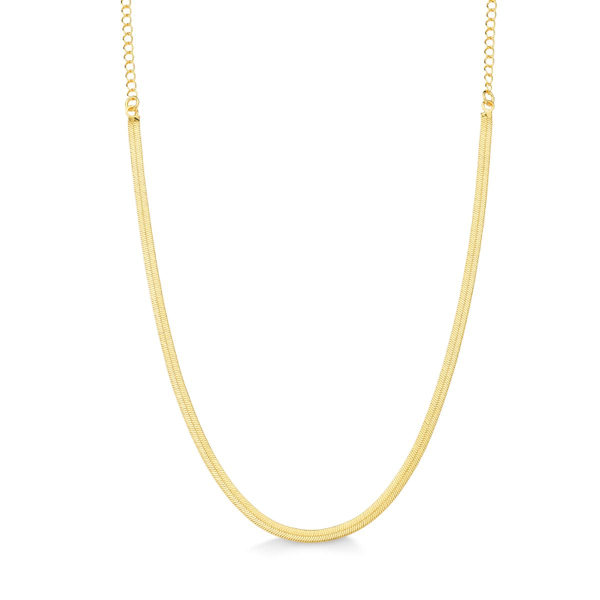 COLAR FITA FOLHEADO A OURO 18K