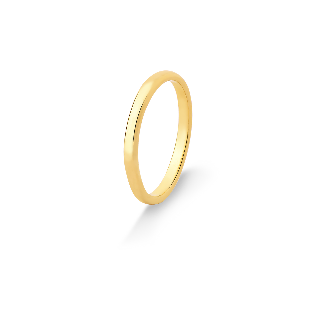 ANEL ALIANÇA FOLHEADO A OURO 18K