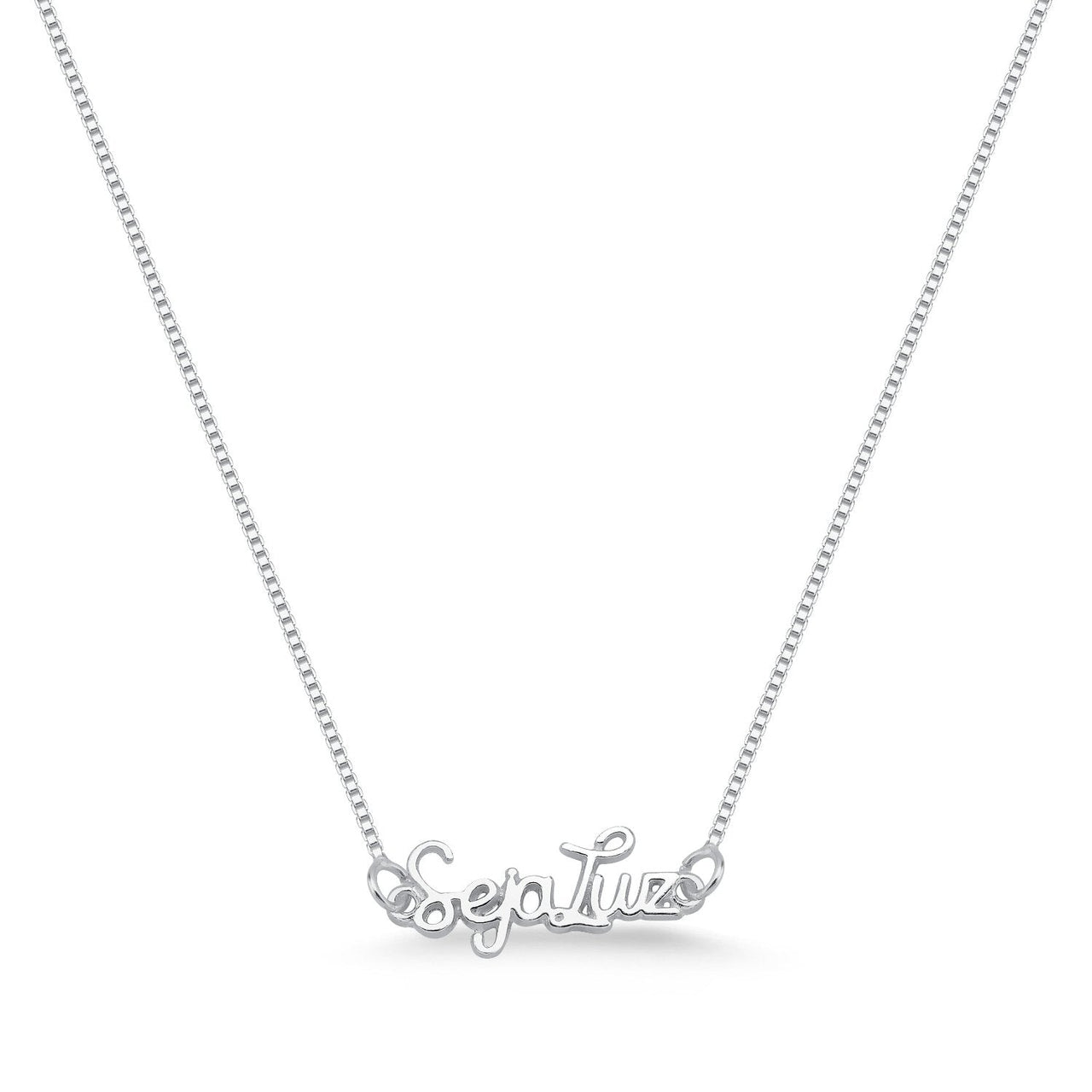 COLAR DE PRATA "SEJA LUZ"