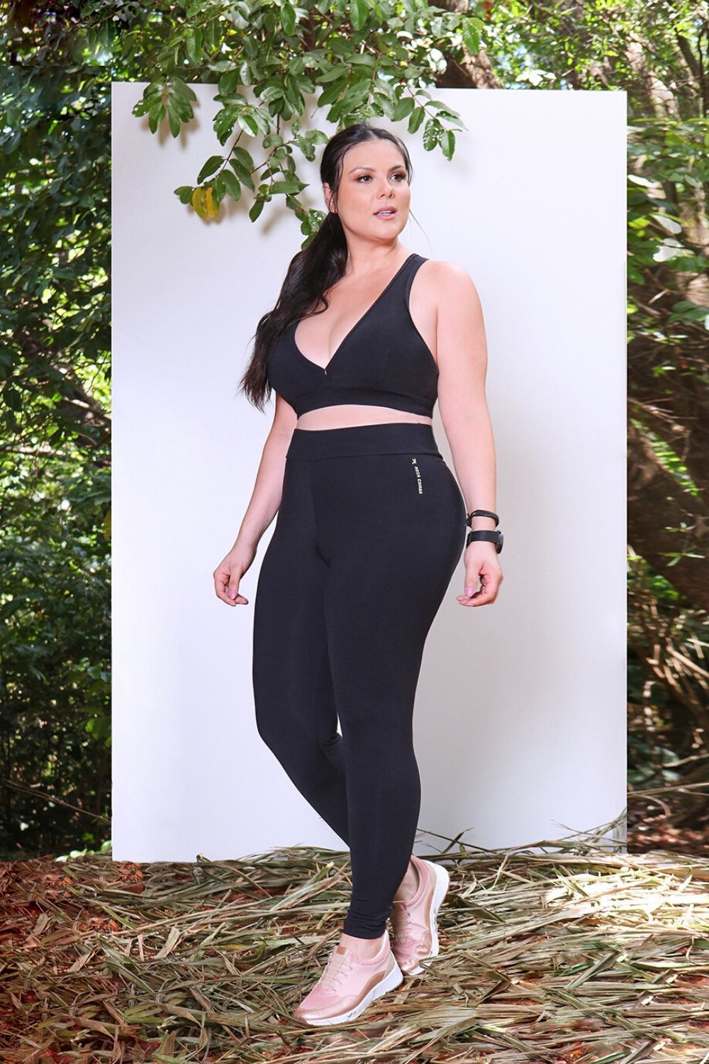 LEGGING BASICA DE SUPLEX PLUS SIZE