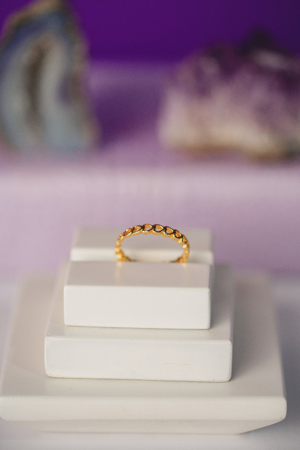 ANEL OUTLET FOLHEADO A OURO 18K