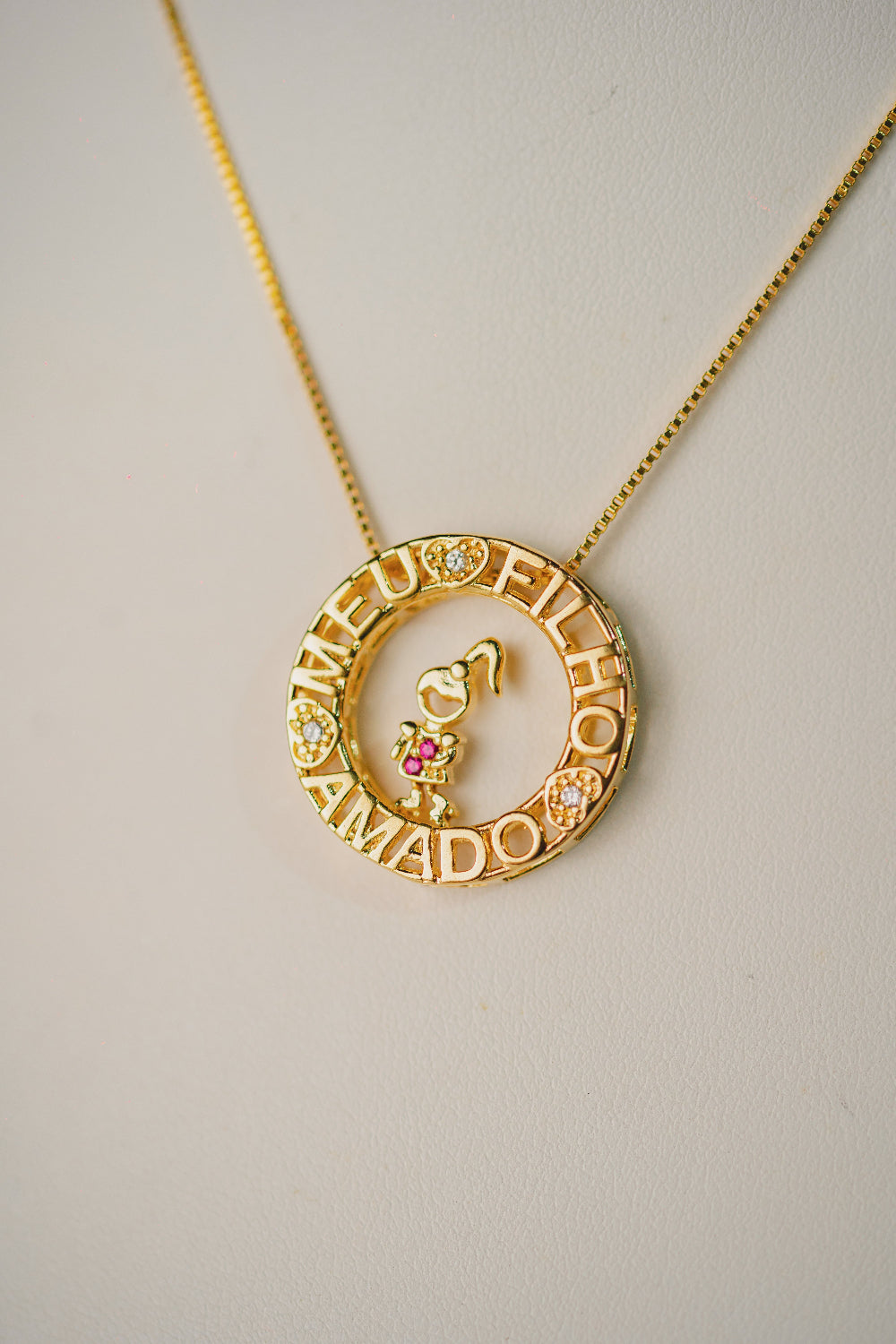 COLAR OUTLET FOLHEADO A OURO 18K