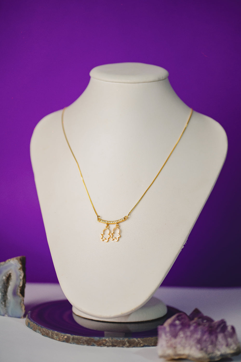 COLAR OUTLET FOLHEADO A OURO 18K