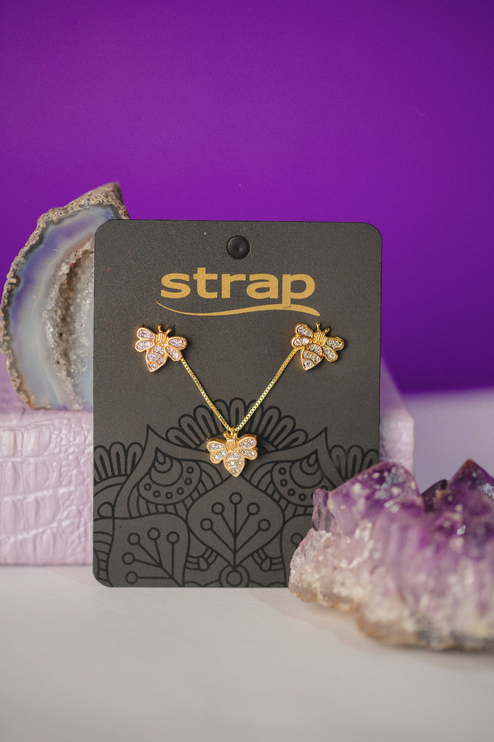 CONJUNTO OUTLET FOLHEADO A OURO 18K