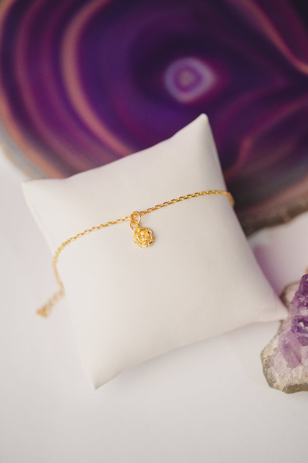 TORNOZELEIRA OUTLET FOLHEADO A OURO 18K