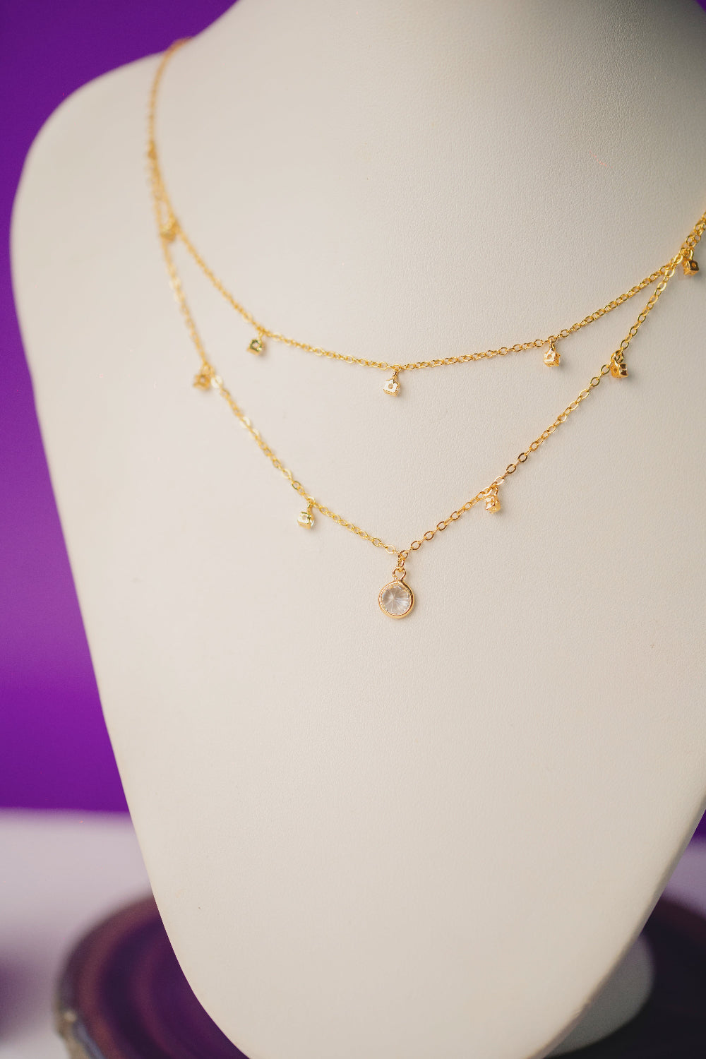 COLAR OUTLET FOLHEADO A OURO 18K