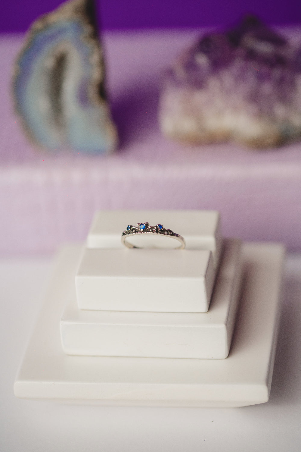 ANEL OUTLET FOLHEADO A PRATA ENVELHECIDA