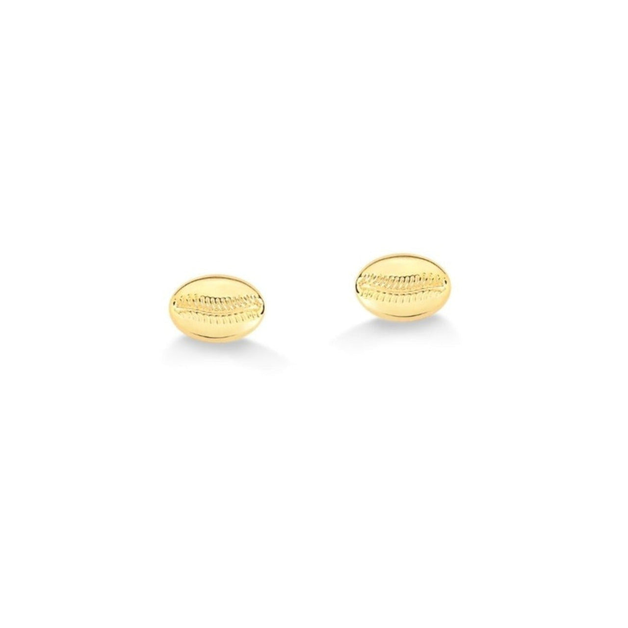 BRINCO MINI BÚZIOS FOLHEADO A OURO 18K