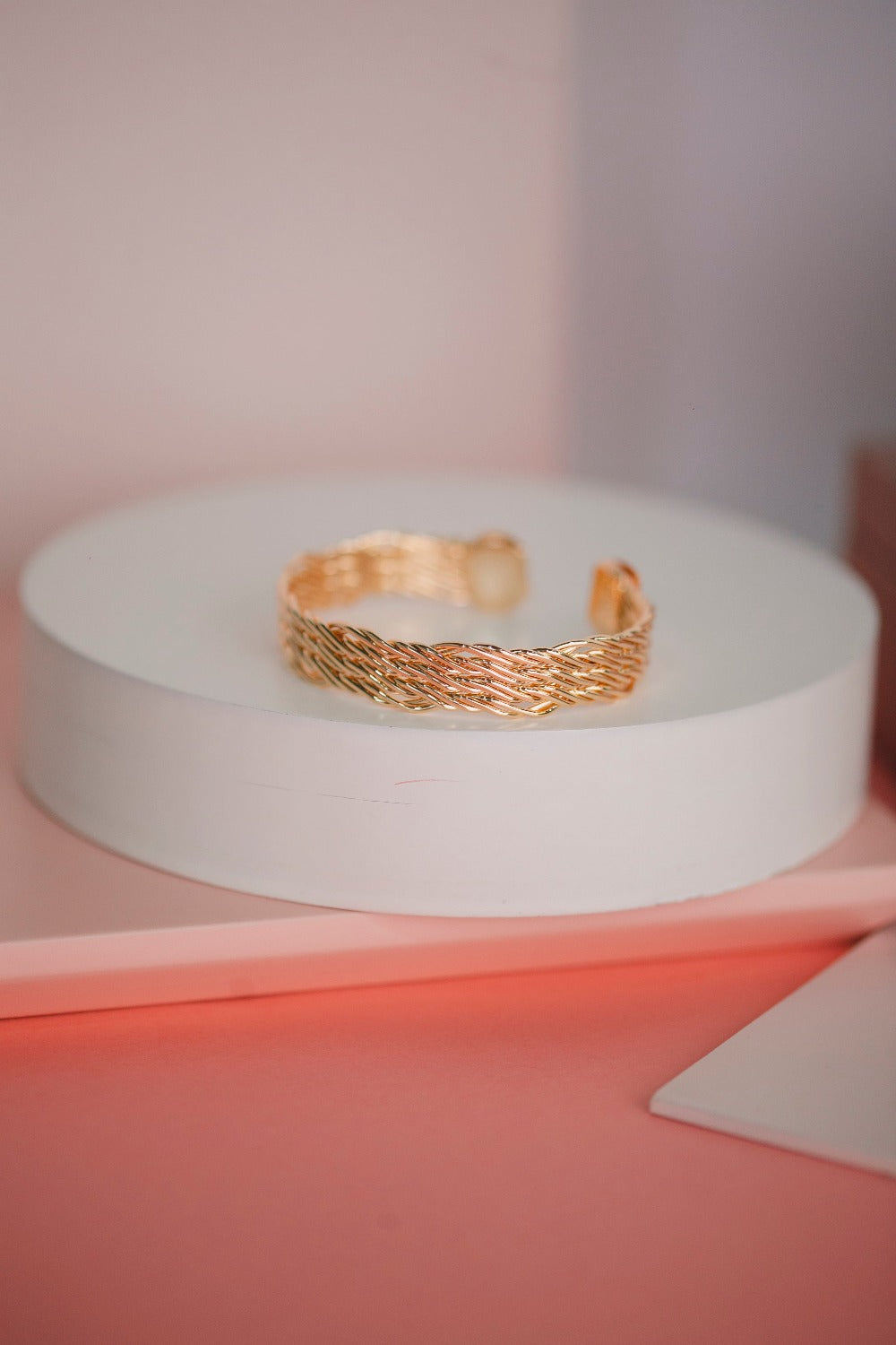 BRACELETE BIJUTERIA LINHAS TRANÇADO
