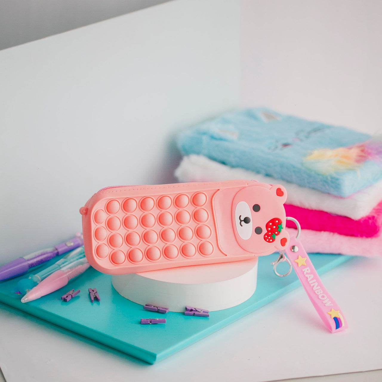 ESTOJO POP IT DE URSO OI FOFA