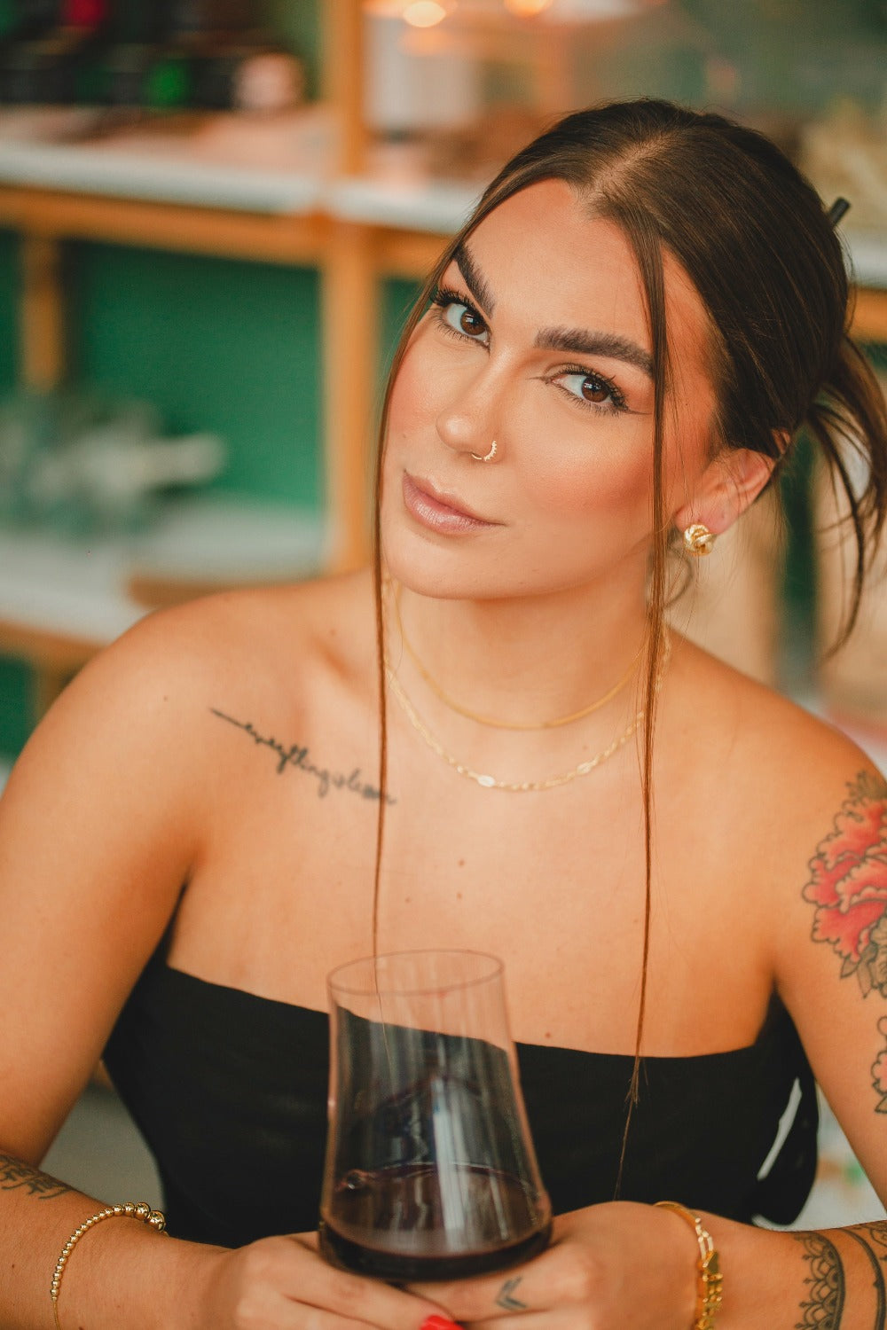 CHOKER TRAMA QUADRICULAR FOLHEADO A OURO 18K