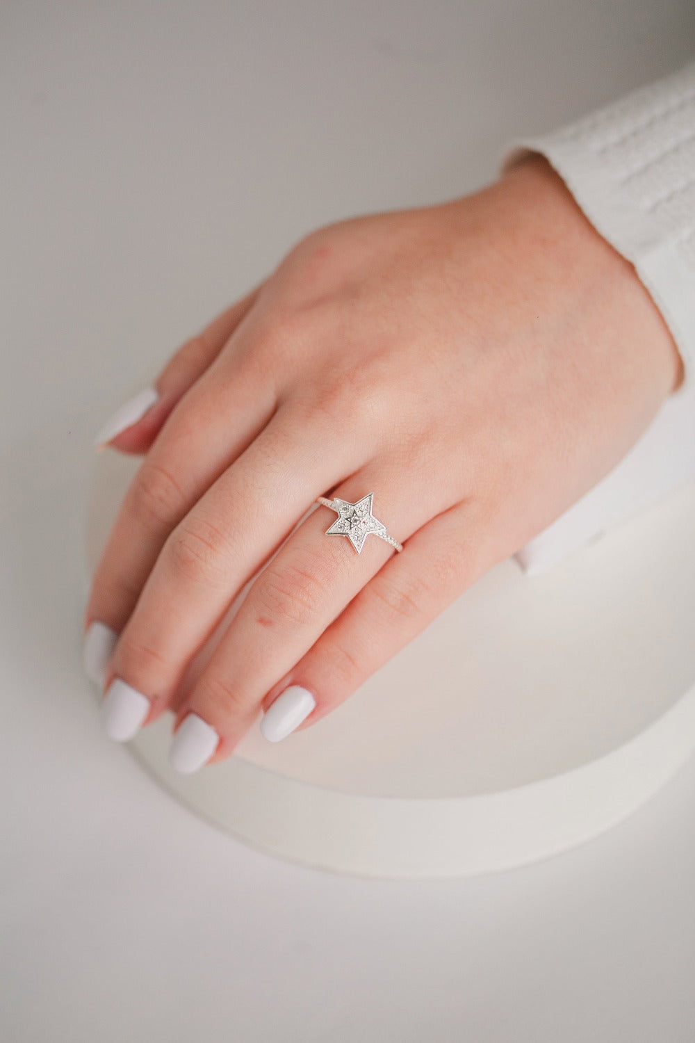ANEL DE PRATA ESTRELA