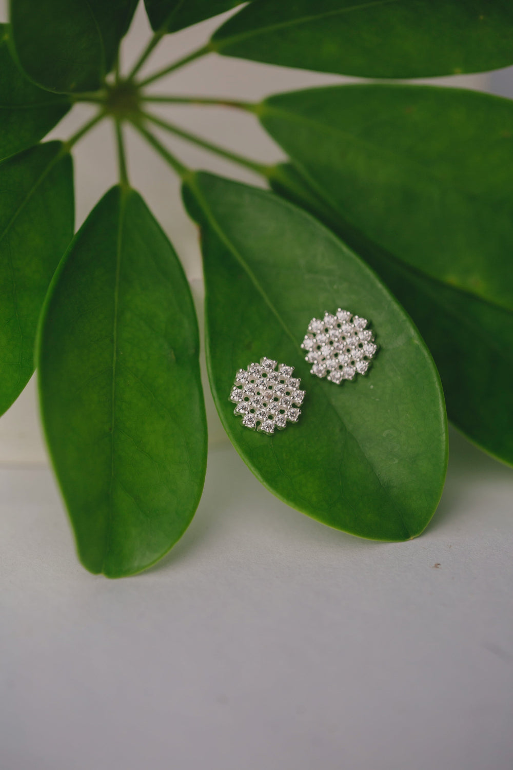 BRINCO DE PRATA 925 OCTOGNO DE ZIRCONIA