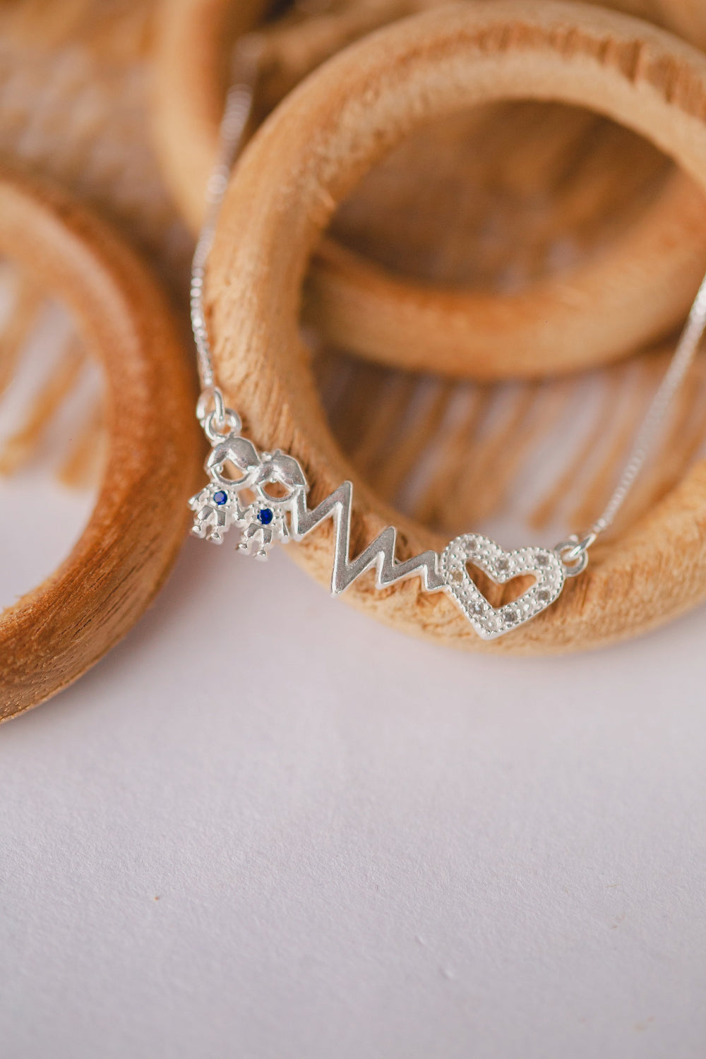 COLAR DE PRATA DOIS MENINOS