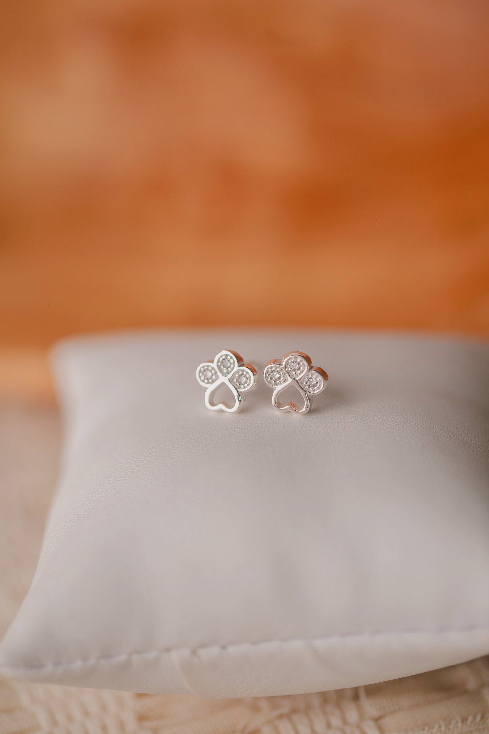 BRINCO DE PRATA 925 PATINHA COM ZIRCONIA