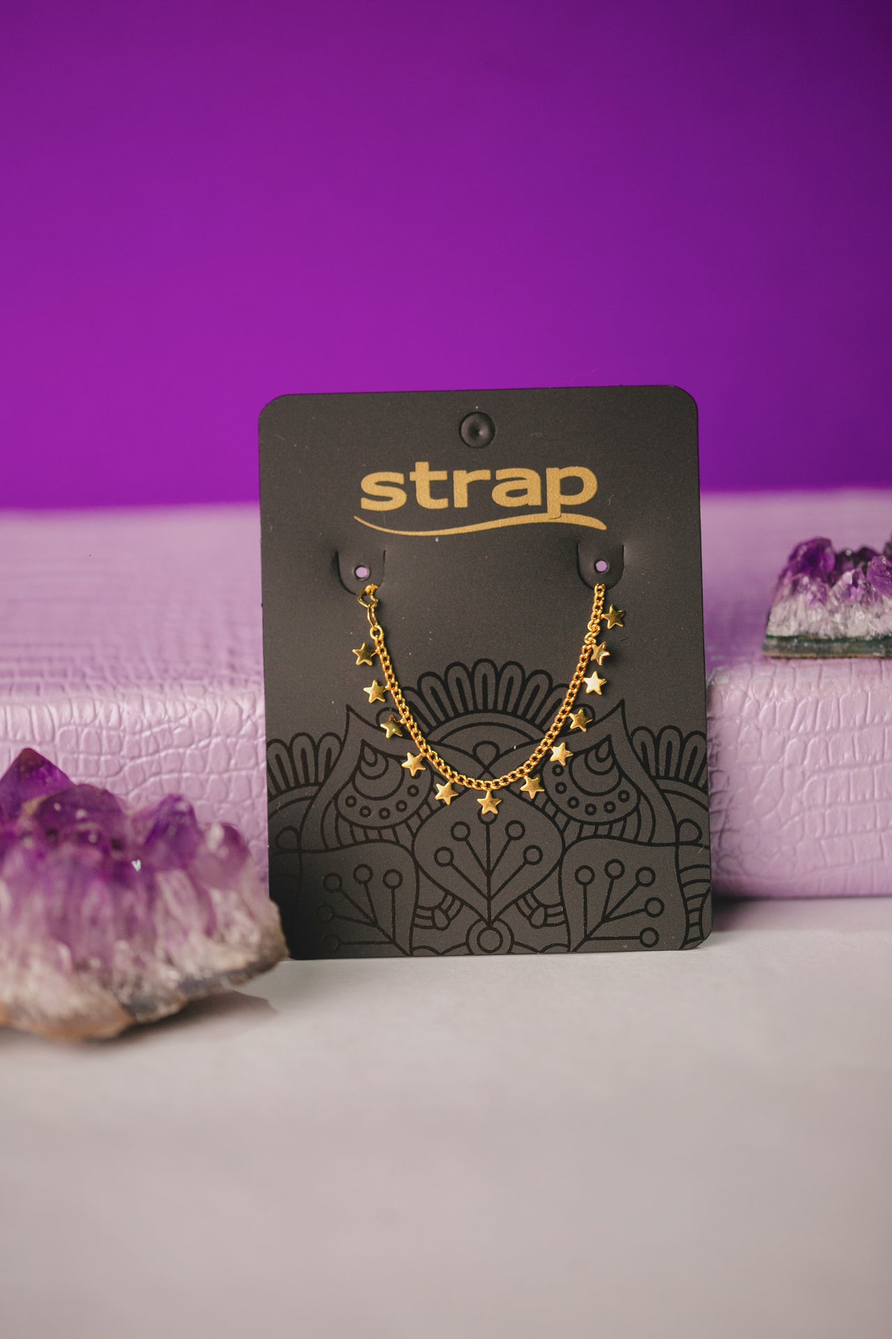 PULSEIRA ESTRELAS FOLHEADO A OURO 18K