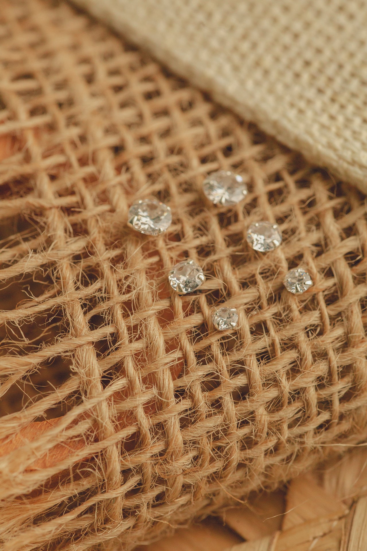 BRINCO TRIO DE PRATA COM ZIRCONIAS CRISTAIS