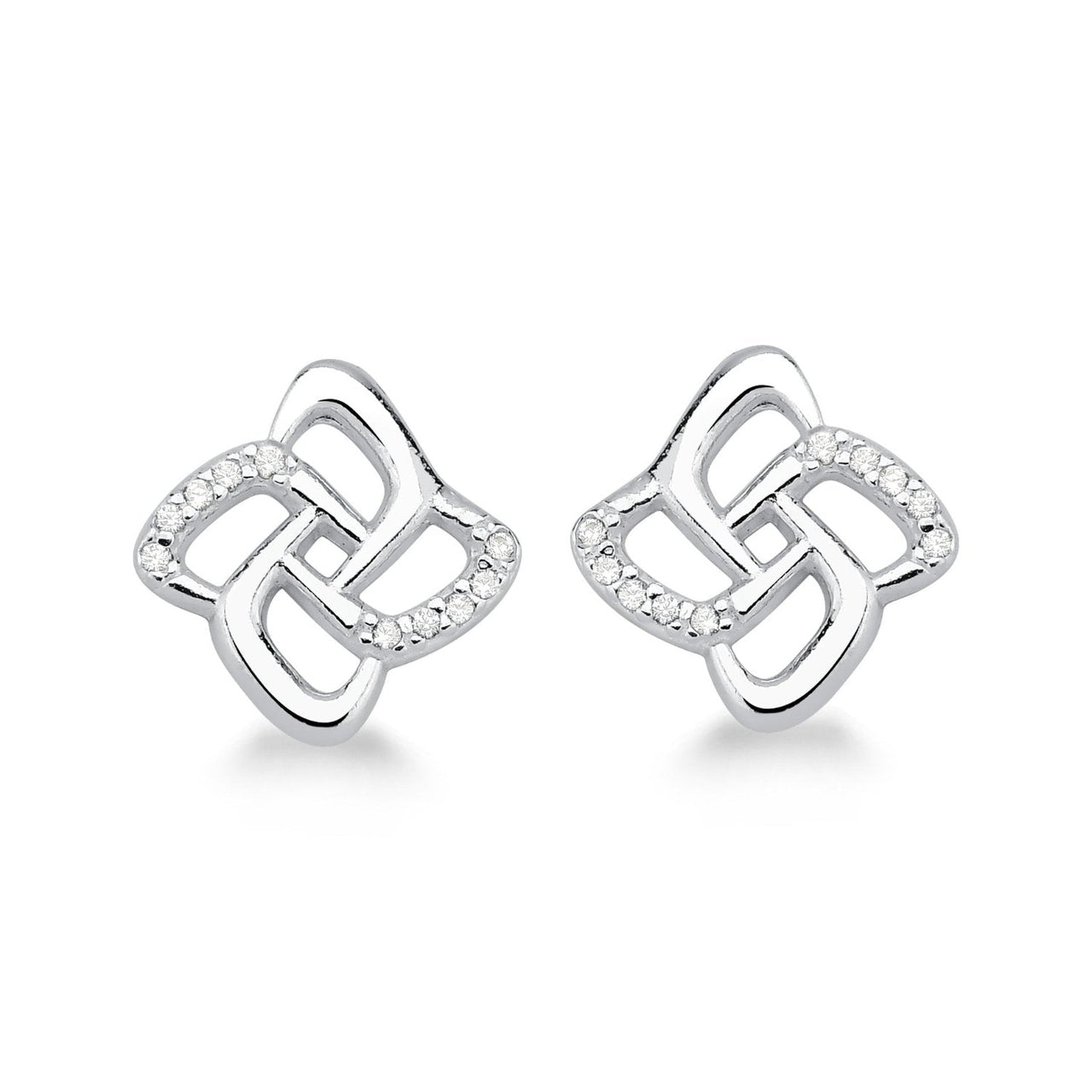 BRINCO DE PRATA 925 ELOS GEOMETRICOS