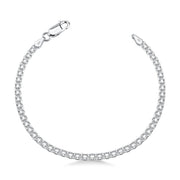 PULSEIRA DE PRATA ESTEIRA 2 FIOS STILL