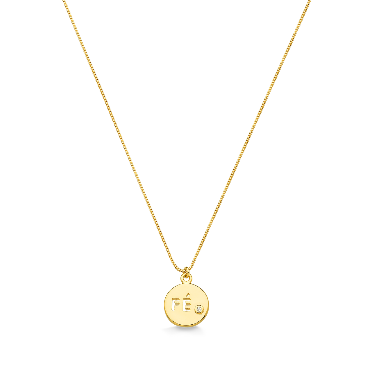 COLAR FE FOLHEADO A OURO 18K