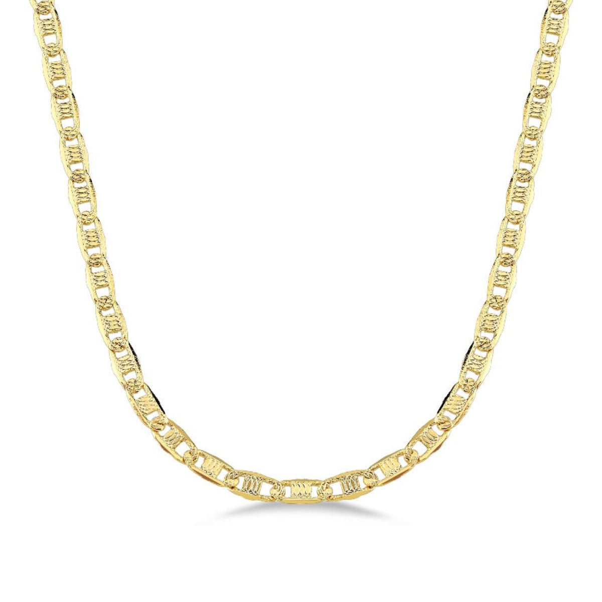 COLAR PIASTRINI FOLHEADO A OURO 18K