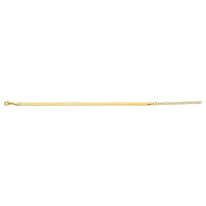 PULSEIRA FITA FOLHEADA A OURO 18K