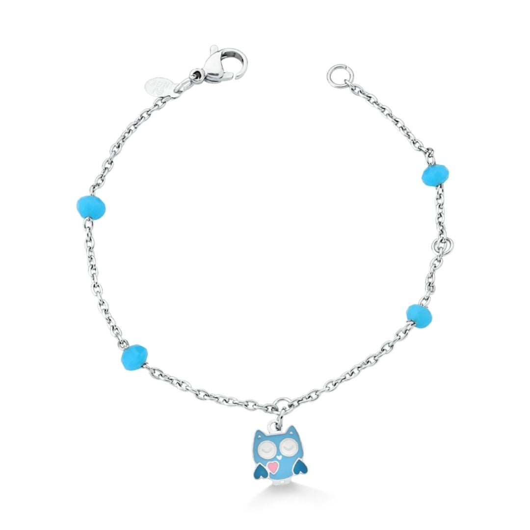 PULSEIRA DE CORUJINHA EM AÇO INOX