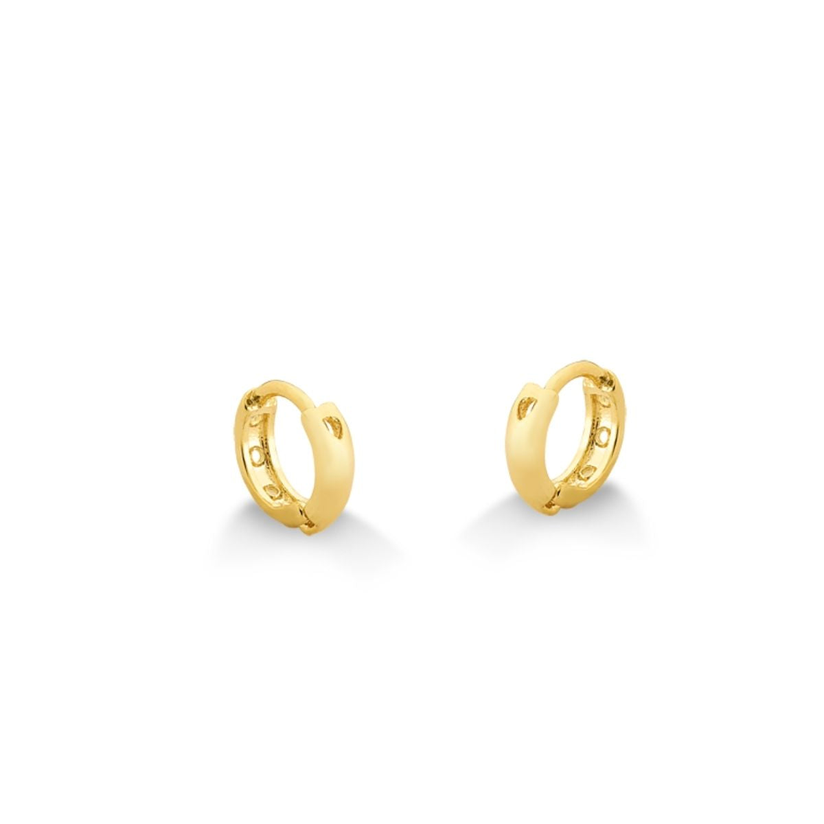 BRINCO DE ARGOLA MICRO FOLHEADA A OURO 18K