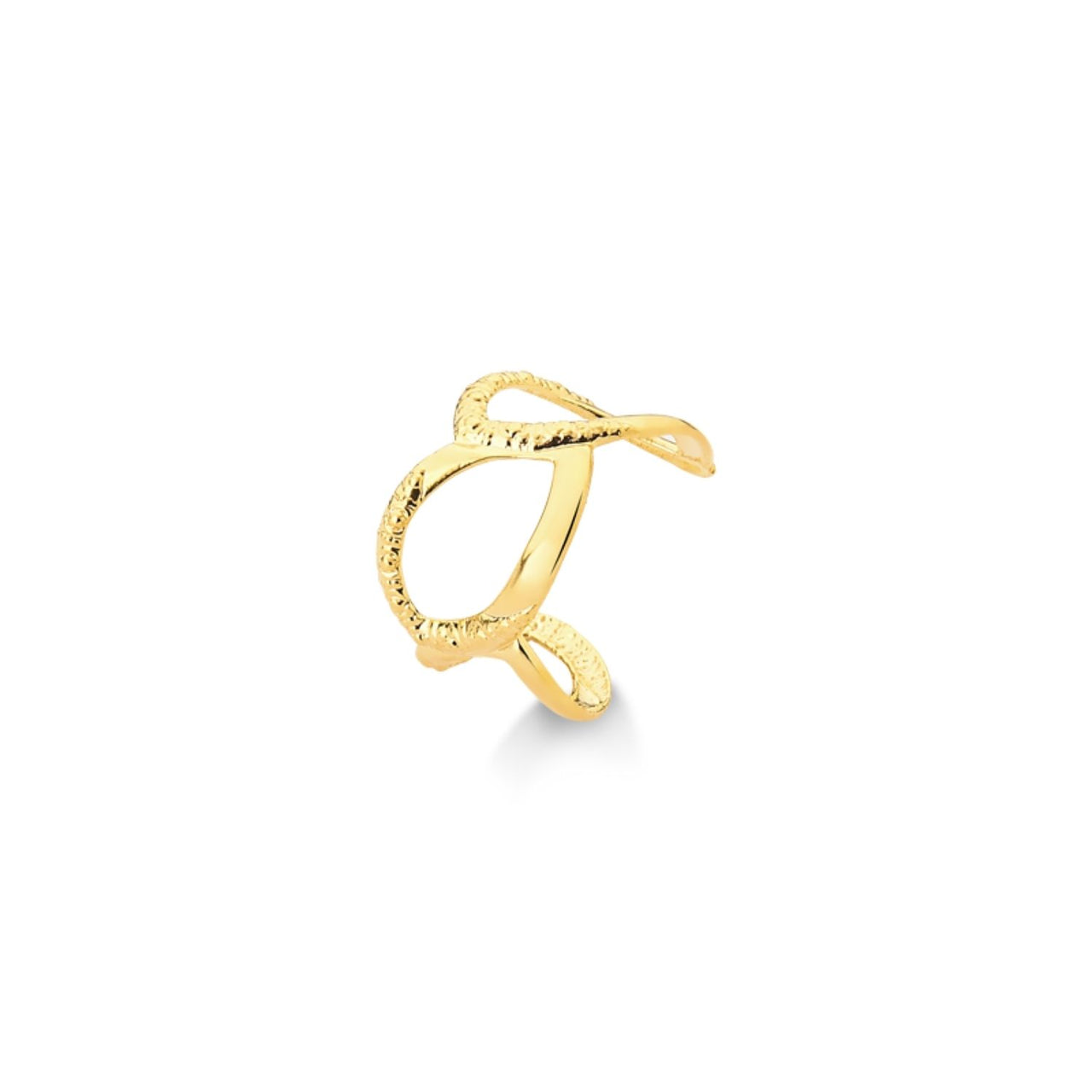 BRINCO PIERCING DE ELOS FOLHEADO A OURO 18K