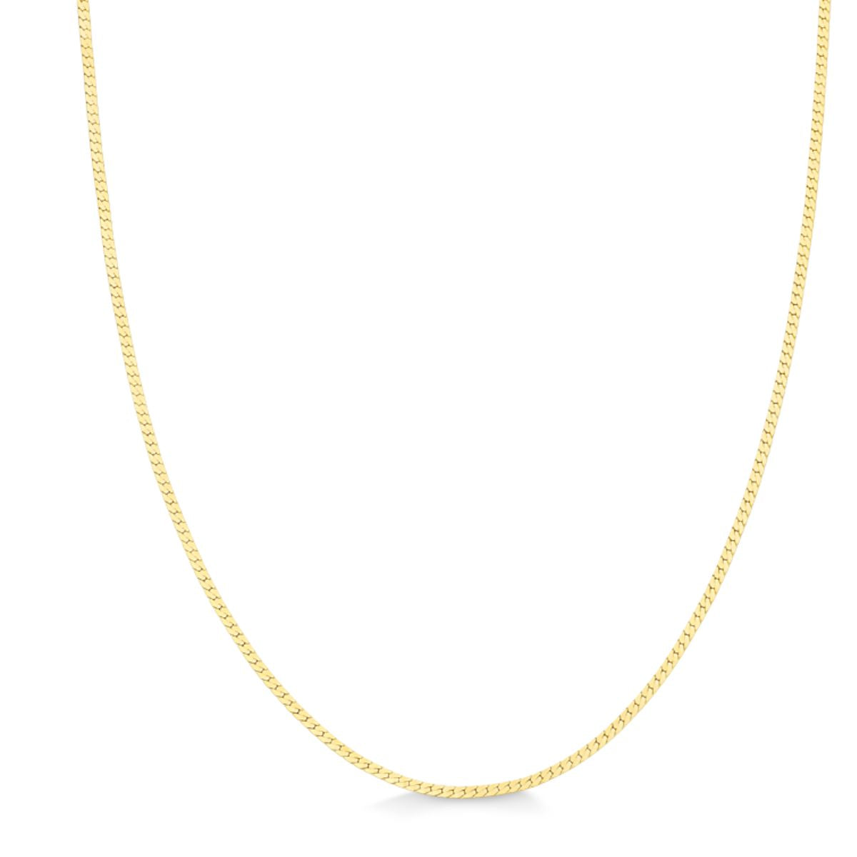 COLAR FIO LAMINADO FOLHEADO A OURO 18K