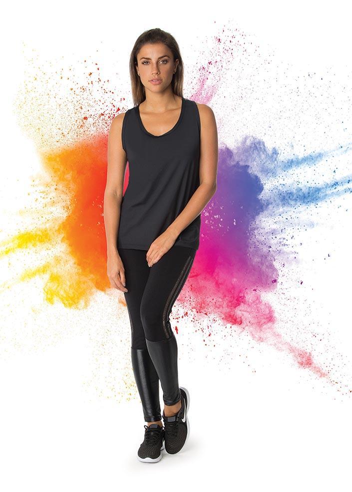 LEGGING COM ELÁSTICO LUREX E CIRRÊ