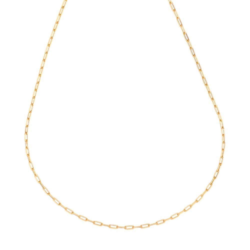 CORRENTE  70CM FOLHEADO A OURO 18K