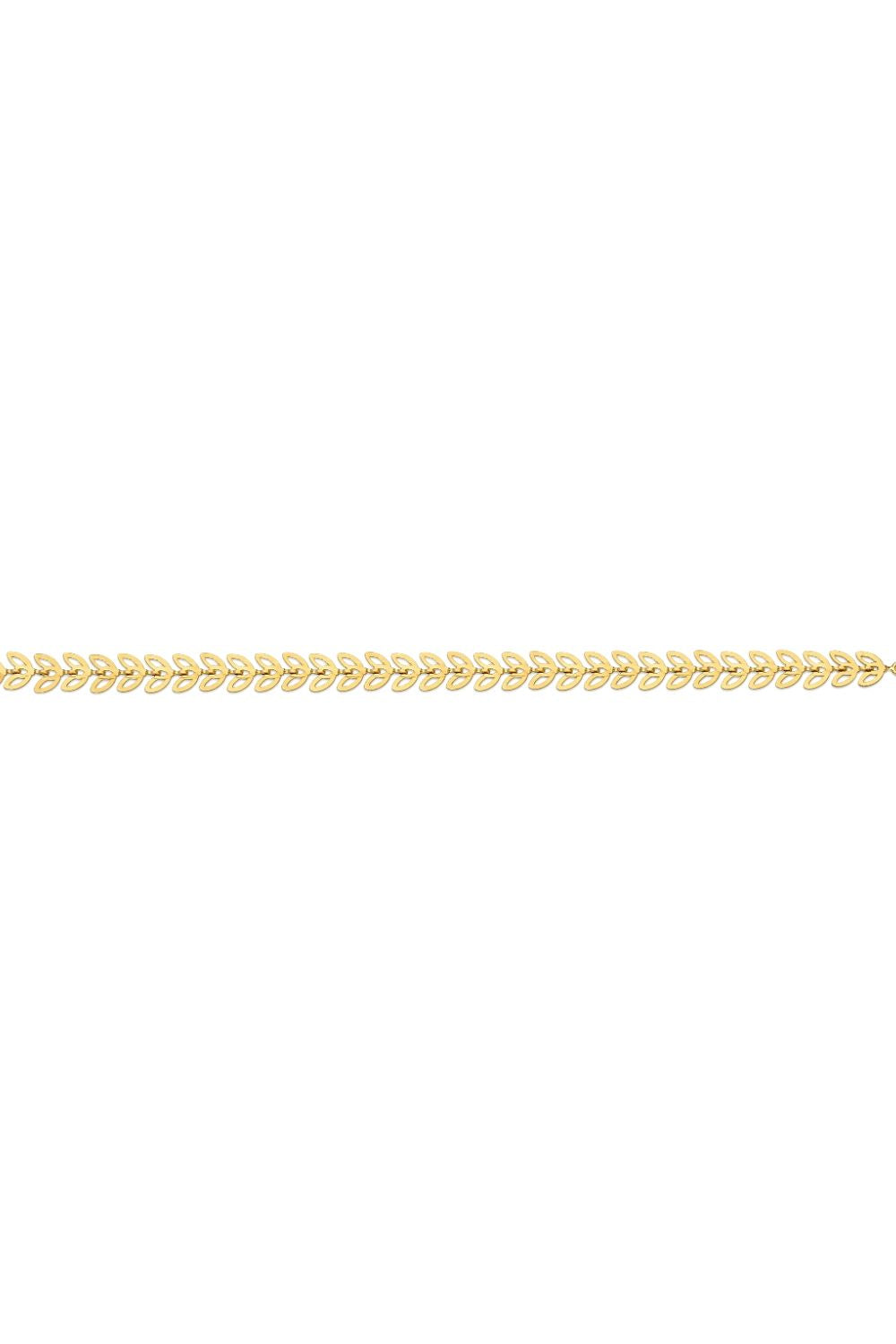 PULSEIRA FOLHAS FOLHEADA A OURO 18K