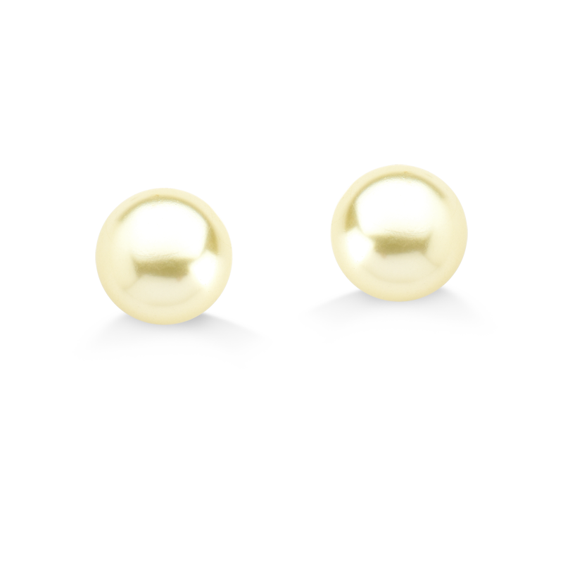 BRINCO DE PÉROLA CLÁSSICO FOLHEADO A OURO 18K