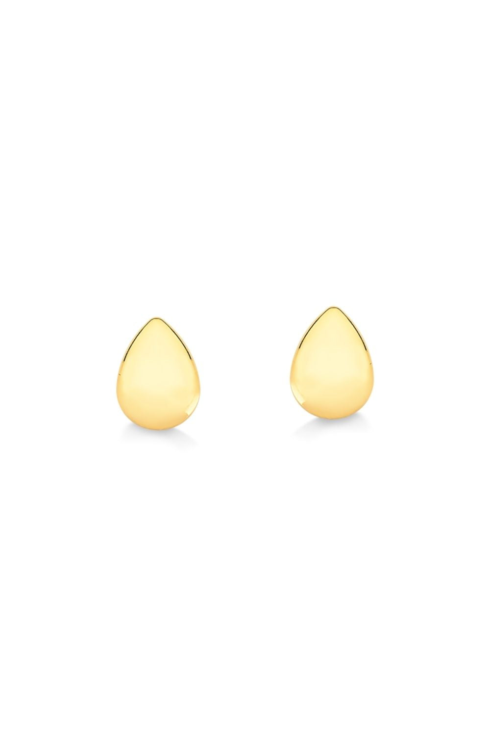 BRINCO MINI GOTA FOLHEADO A OURO 18K