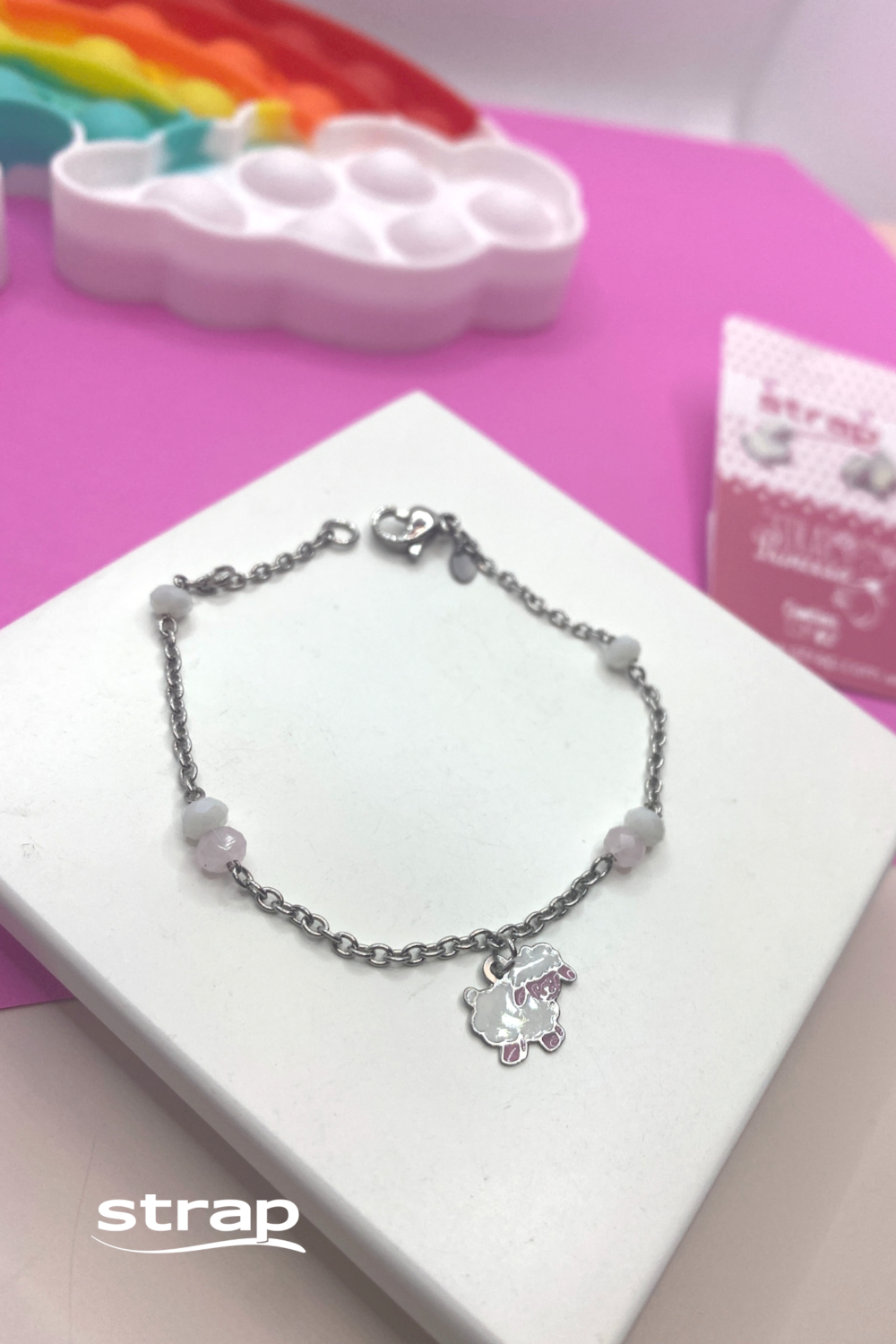 PULSEIRA OVELINHA EM AÇO EM INOX
