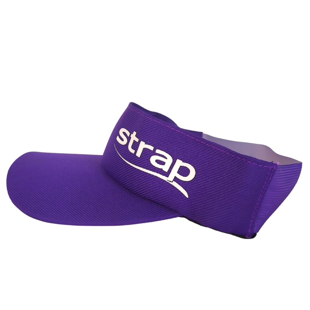 VISEIRA ROXA COM LOGO DA STRAP