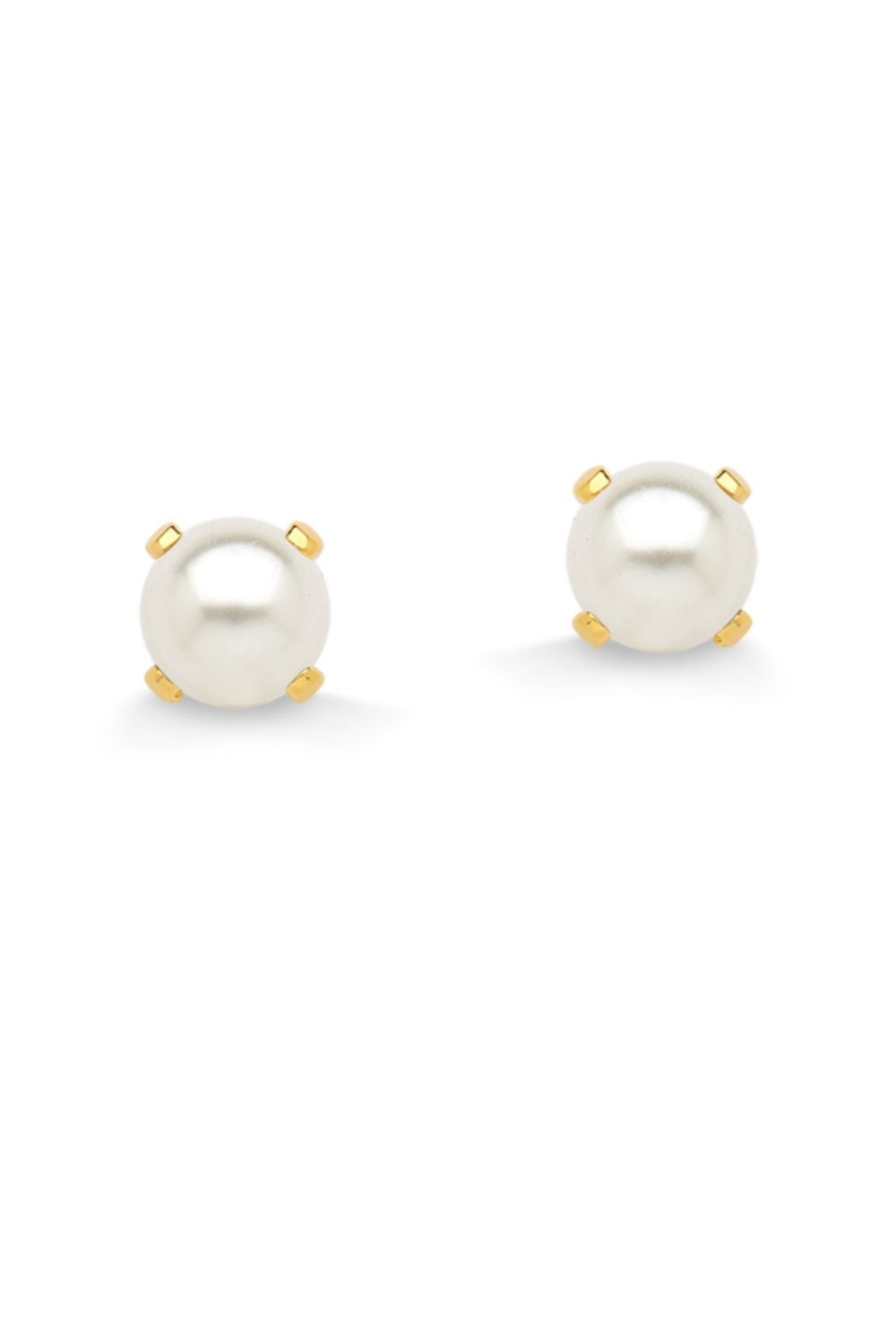 BRINCO MINI PÉROLA FOLHEADO A OURO 18K M