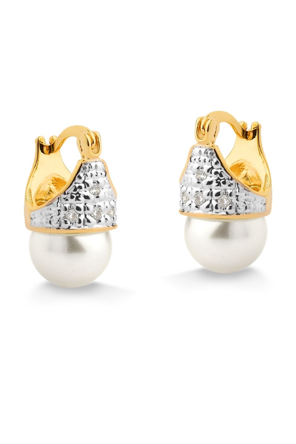 BRINCO LADY DI FOLHEADO A OURO 18K