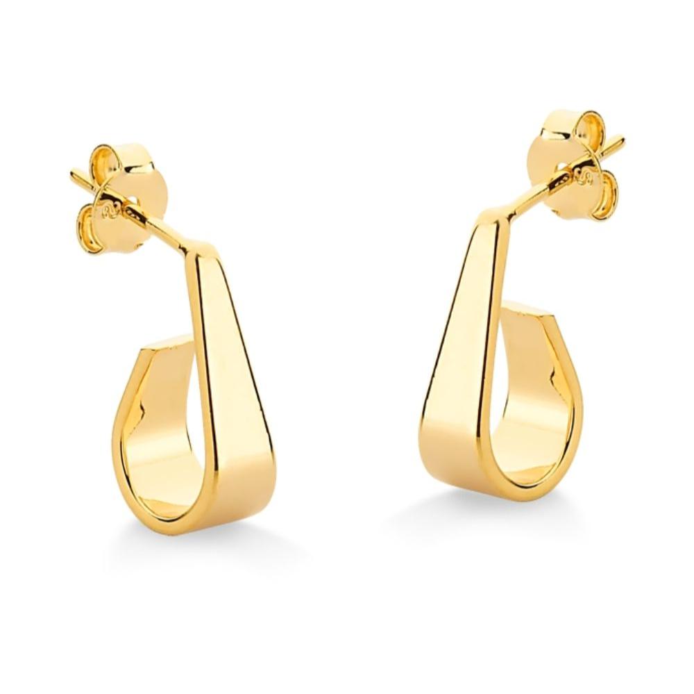 BRINCO DE ARGOLA FOLHEADO A OURO 18K