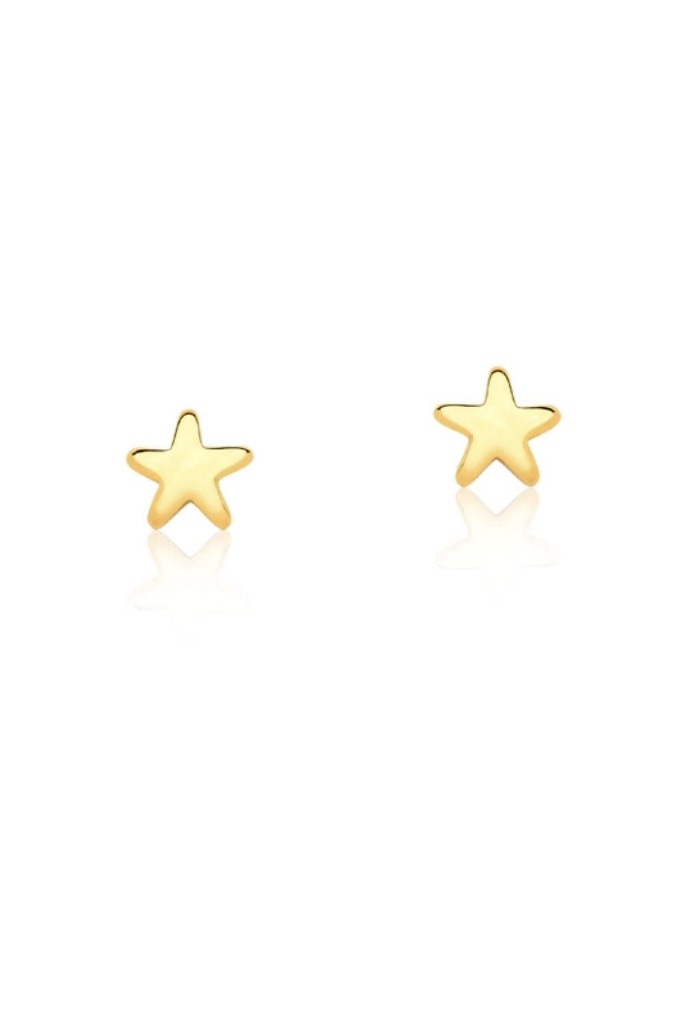 BRINCO MINI ESTRELA FOLHEADO A OURO 18K