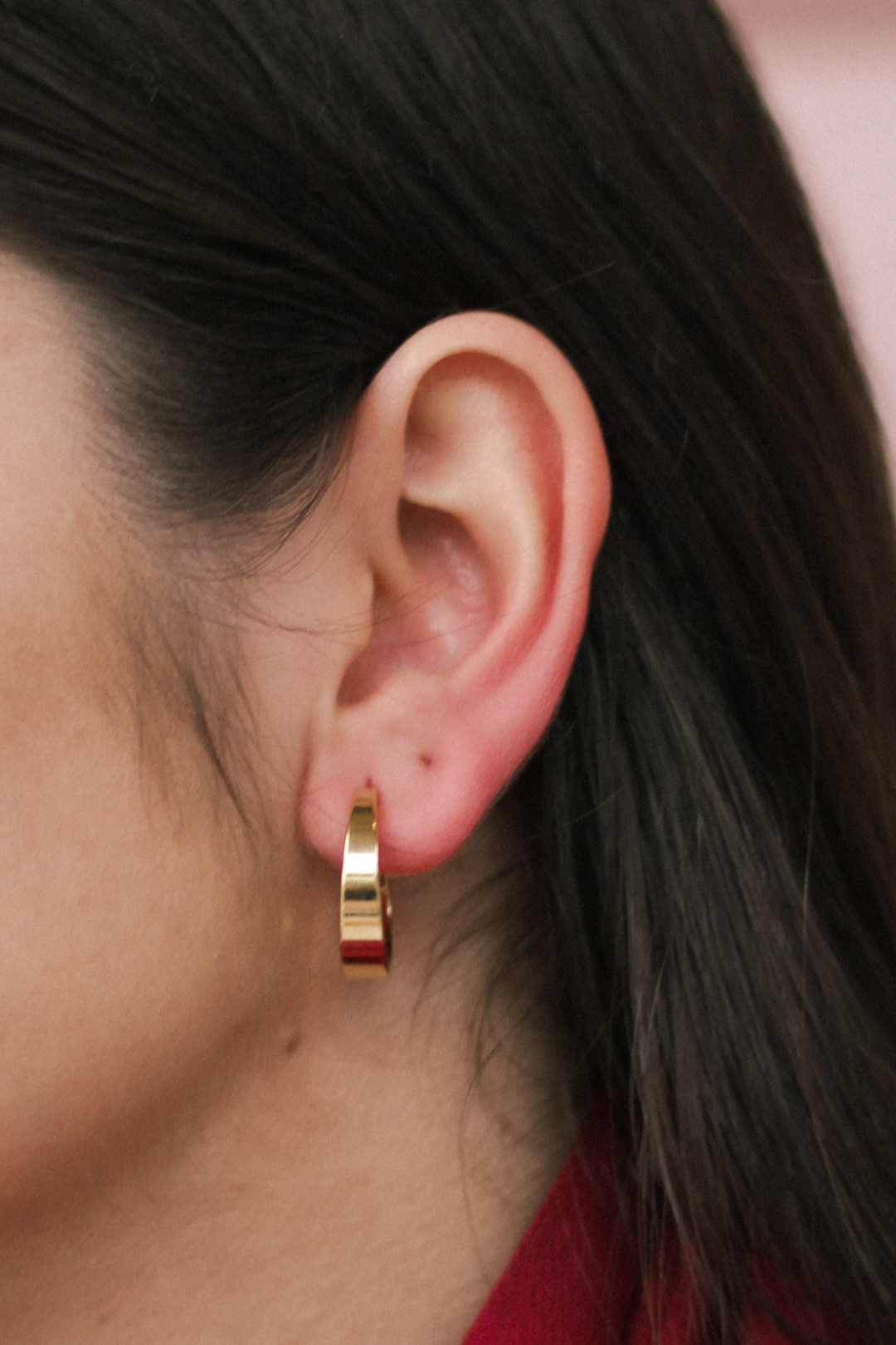 BRINCO DE ARGOLA PP FOLHEADO A OURO 18K