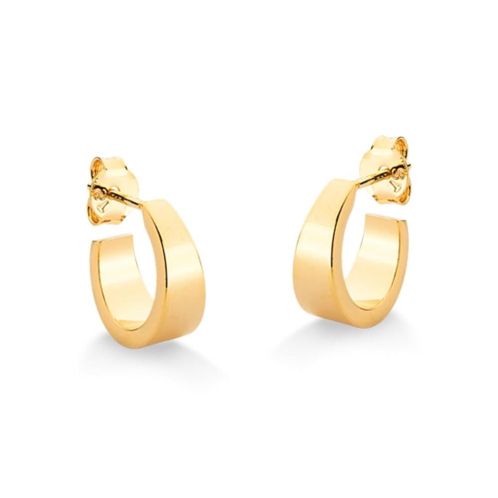BRINCO DE ARGOLA PP FOLHEADO A OURO 18K