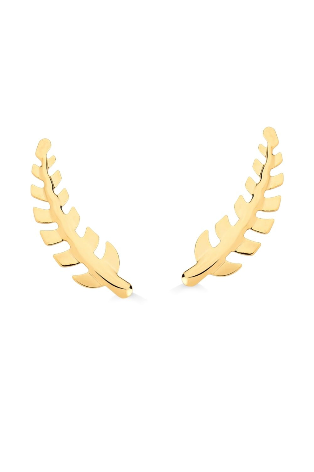 BRINCO FOLHA FOLHEADO A OURO 18K