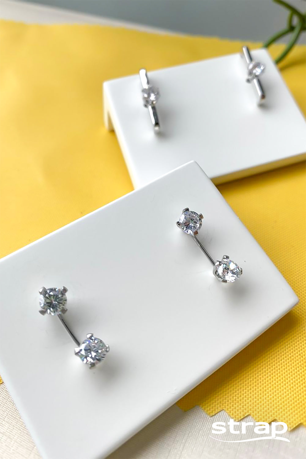 BRINCO EAR JACKET MEDIO EM AÇO INOX